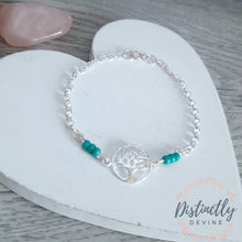 Load image into Gallery viewer, Tree of Life Bracelet Turquoise