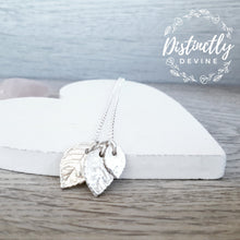 Load image into Gallery viewer, Leaf Charm Necklace Duo or Trio