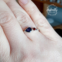 Load image into Gallery viewer, Memorial | Tear Drop & Birthstone Ring