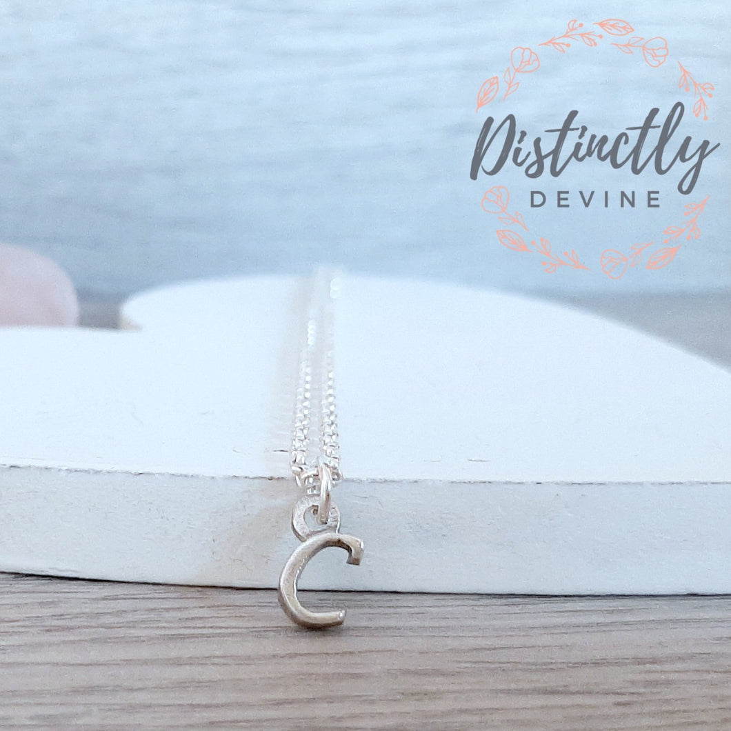 Initial Charm Necklace or Bracelet